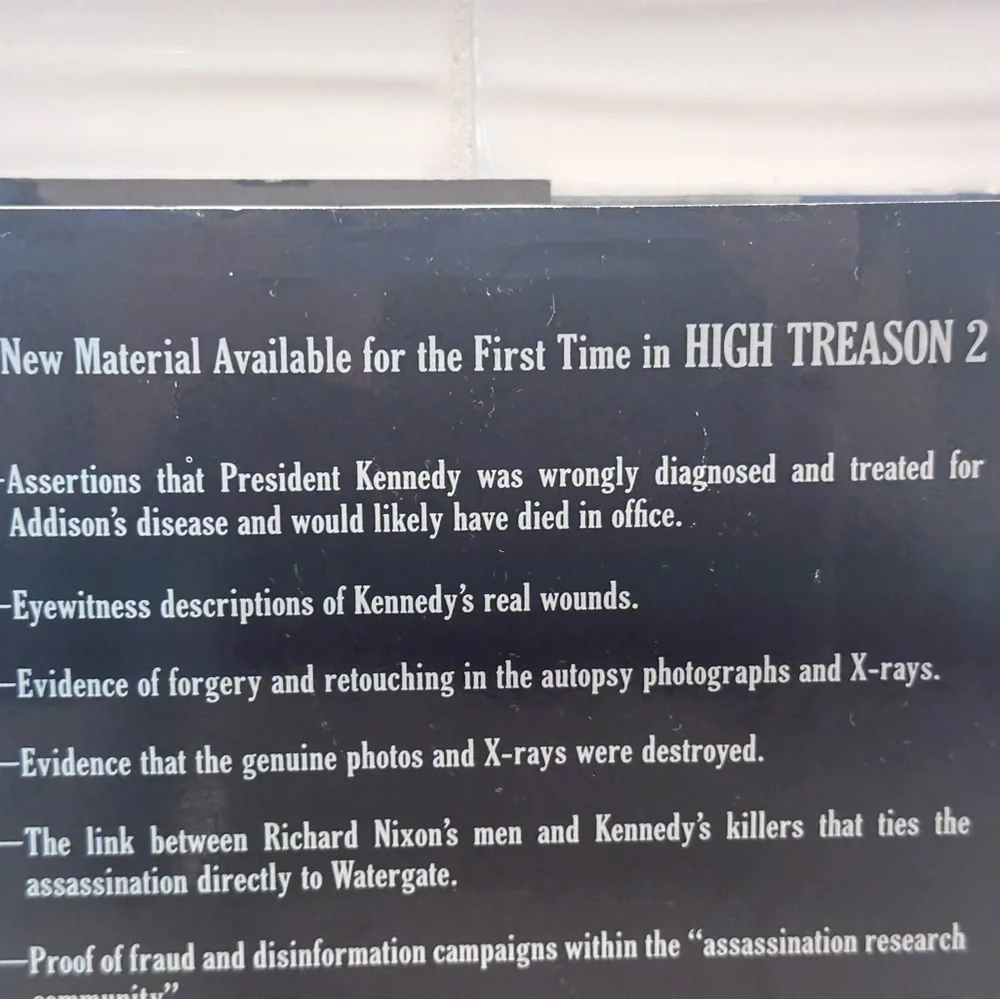 High Treason 2: The Great Cover-Up by Harrison Edward Livingstone (Hardcover)
